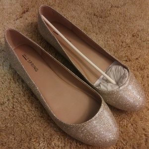 Ballet flats shimmery